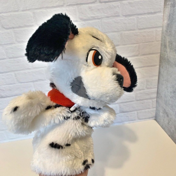 Vintage 101 Dalmatians Plush Hand Puppet Red Collar Mattel Disney 9” - Picture 6 of 7